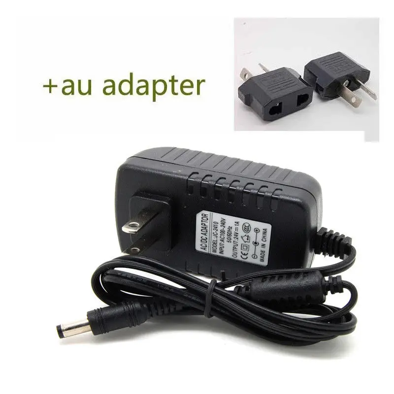 

AC Wall Charger Power Adapter US EU UK AU plug 24V 1A 100-240V 50-60Hz sx