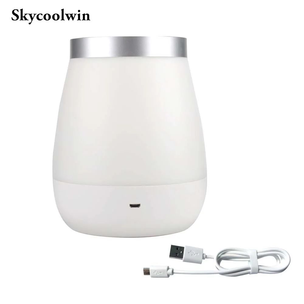 

Vase Lamp Night Light Creative LED Bedlight Touch Desk Lamp Micro USB Charging Atmosphere Light Decorative *
