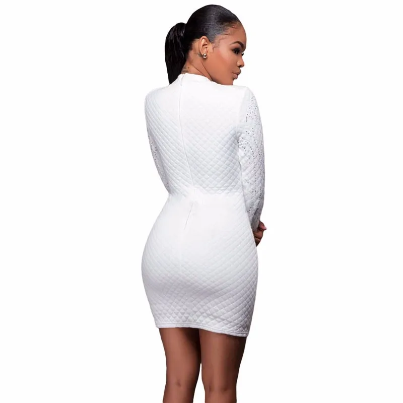 White-Mini-Jeweled-Quilted-Long-Sleeves-Dress-LC22838-1-2