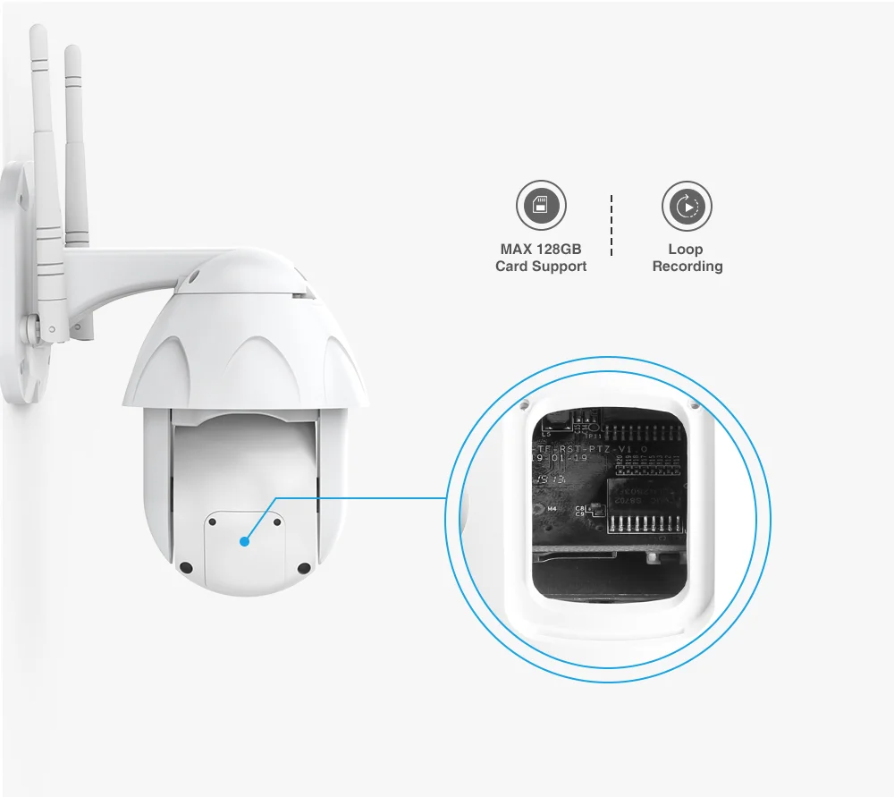 Автоматическое отслеживание Открытый IP камера WiFi 1080 P HD Скорость купольные камеры видеонаблюдения Водонепроницаемая камера