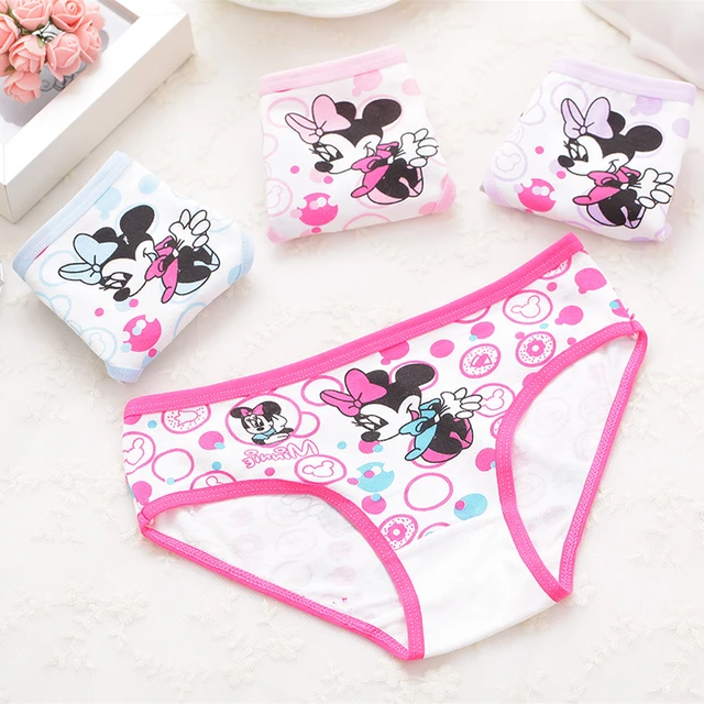 sale 4pcs/lot girls briefs cute underwear character baby girl underwear  panties for 2-9Y - AliExpress