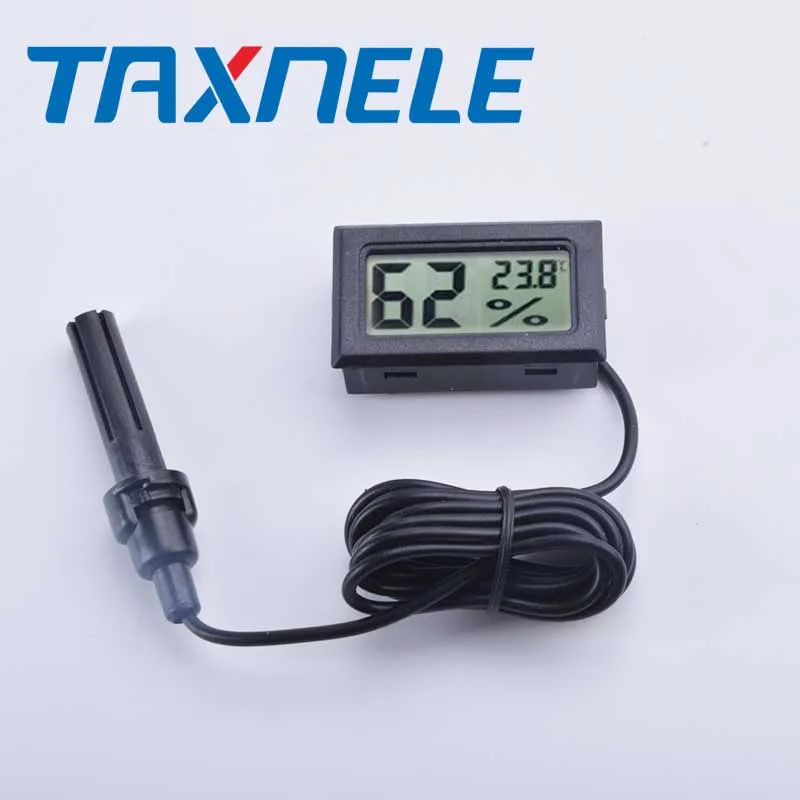 Mini Lcd Digital Fridge Thermometer Hygrometer Humidity Temperature Meter Freezer Incubator | Инструменты