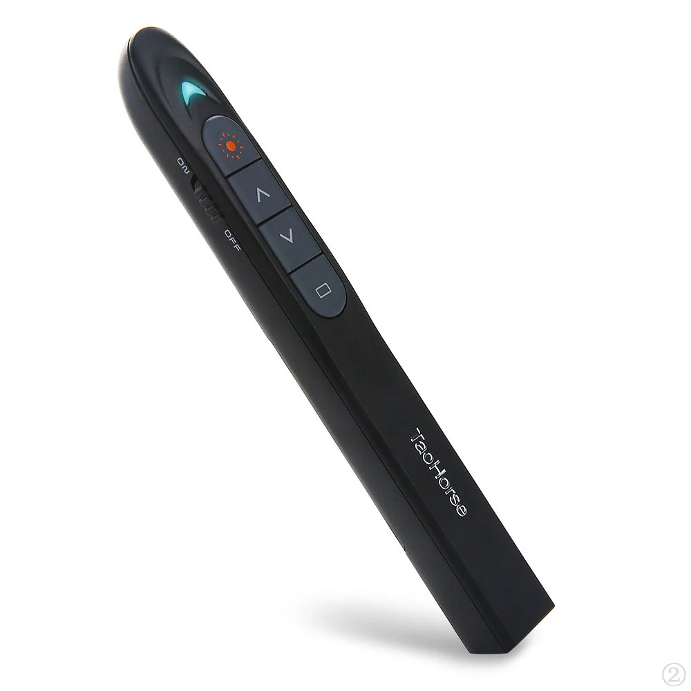 

Hot Wireless Presenter Laser pen Pointer 2.4G RF Wireless PPT Presentation Remote Control Red Light USB Flip Lazer Pointer Pen