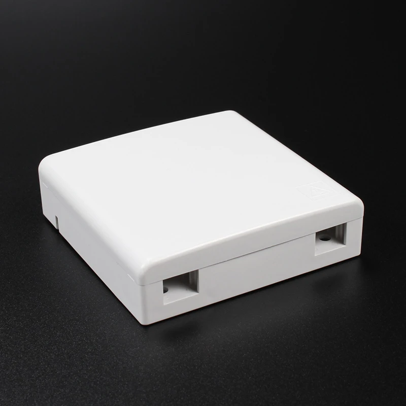 

100pcs FTTH Fiber Optic Terminal Box Socket Panel ABS Material 86 type SC Port