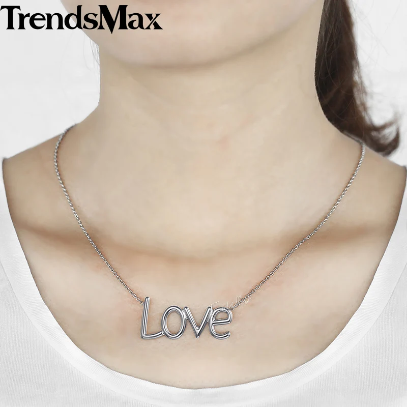 Женское Ожерелье Trendsmax с подвеской ювелирные изделия 2018 цвет под золото ожерелье