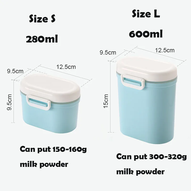 Детский контейнер для сухого молока, портативный диспенсер для хранения еды, герметичная коробка для детского молока, портативная детская коробка для хранения еды