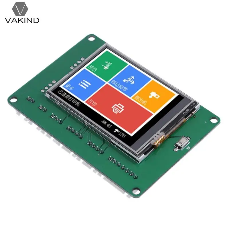 

2.4" Mini LCD Display Chinese and English 262K Color Resistive Touch Screen with SD Card Slot 3D Printer Parts Accessories