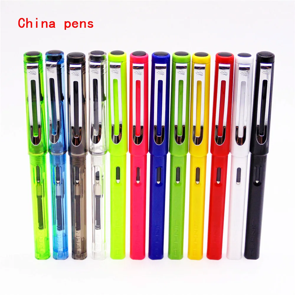 

Fashion Jinhao Student school office stationery fine nib fountain Pen New Give Family leadership student colleague teacher