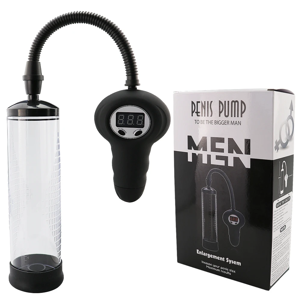 Electric Penis Pump Vacuum Vibrator Train Male Peni Pump Enlarger Extension Sucking Vacuum Sleeve Male Masturbator