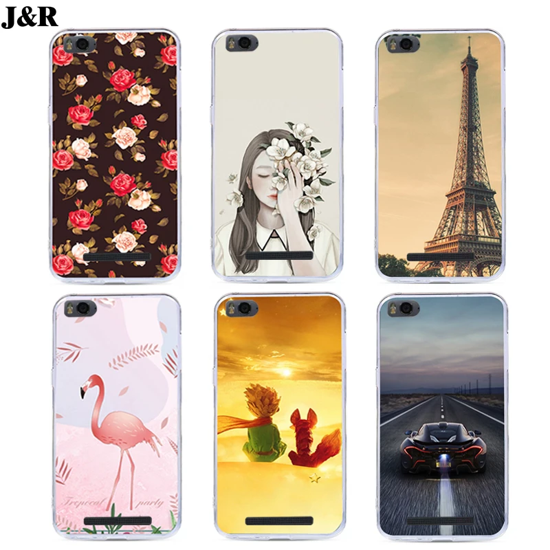 J&ampR Soft TPU Phone Cover for Xiaomi Mi4c Mi 4c Silicone Case Pattern For 4i Mi4i Ultra Thin Cases Colorful Printing |