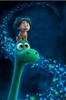 

5x7FT Good Dinosaur Dino Arlo Starry Night Sky Custom Photography Studio Background Backdrop Vinyl 150cm x 220cm