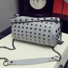 Женские кошельки из искусственной кожи, круглые цепи с заклепками, сумки для монет, сумки для денег, кошельки для мелочей, кисеты, carteira feminina для девочек