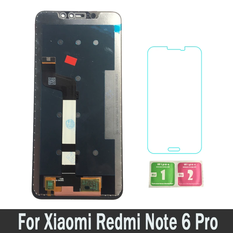 

New 100% Tested LCD For Xiaomi Redmi Note 6 Pro LCDs Display Touch Screen Digitizer Assembly Replacement Parts