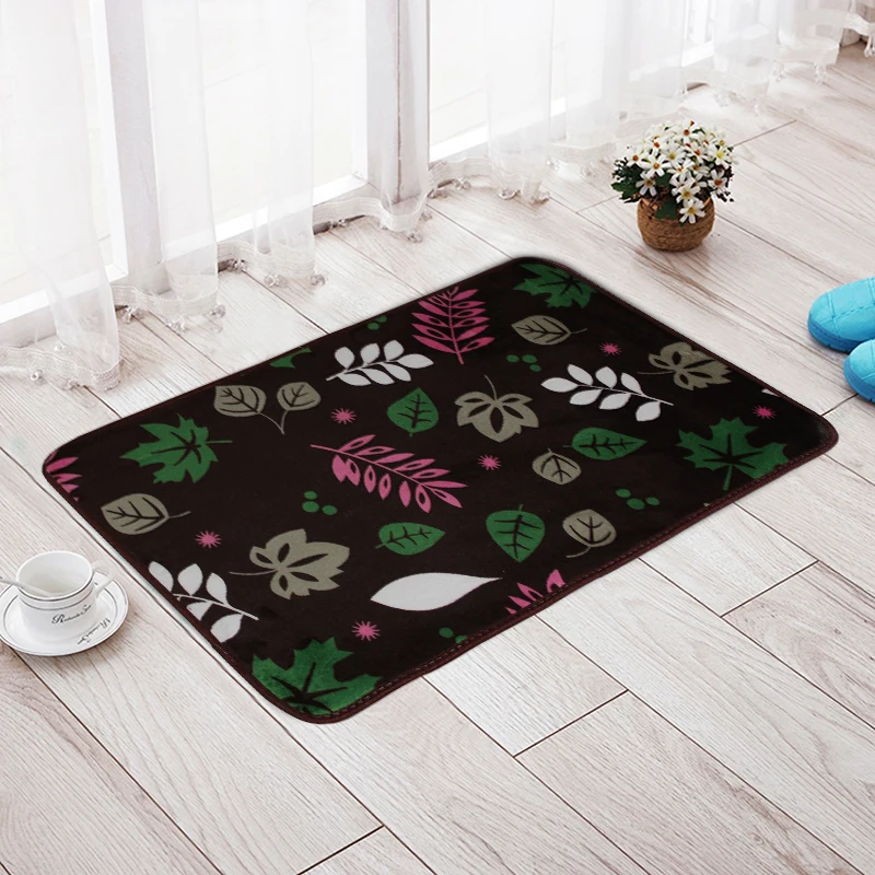 Pastoral Flower Printed Bathroom Mats Rugs Carpets Non Slip Mats for Living room Bedroom Stairs Floor Baby Crawled Mat Bath Rugs Pastoral Flower Printed Bathroom Mats Rugs Carpets Non Slip Mats for Living room Bedroom Stairs Floor Baby Crawled Mat Bath Rugs