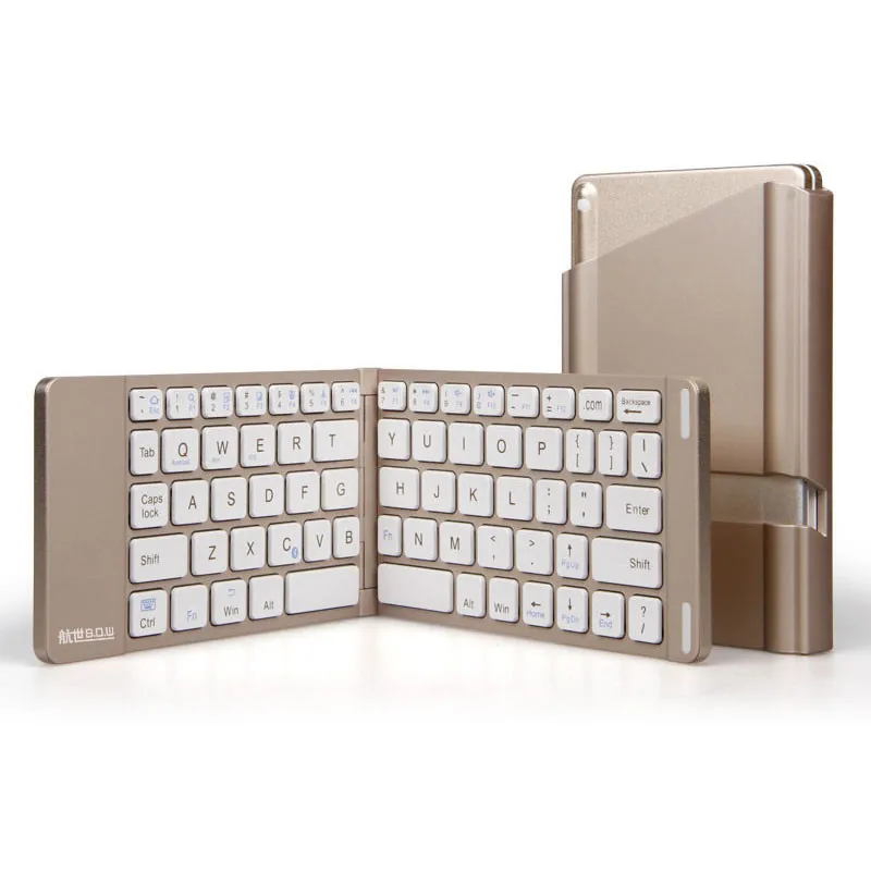 HB022A Upgraded Portable Aluminum Wireless Bluetooth Keyboard for iPad/iPhone Bluetooth keyboard