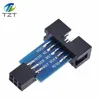 1Set 10Pin To 6 Pin Adapter Board + USBASP USBISP AVR Programmer USB ATMEGA8 ATMEGA128 ATtiny/CAN/PWM 10Pin Wire Module DIY ► Photo 3/6