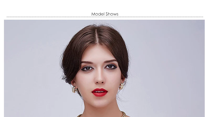 BTSETS Bridal Jewelry Sets Luxury Indian Imitation Crystal Jewelery Sets For Women Necklace and Earrings African Jewelry Set  (1)