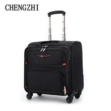 CHENGZHI1" дюймов Для мужчин деловой поездки Оксфорд прокатки Чемодан Spinner чемодан колеса нести на дорожные сумки