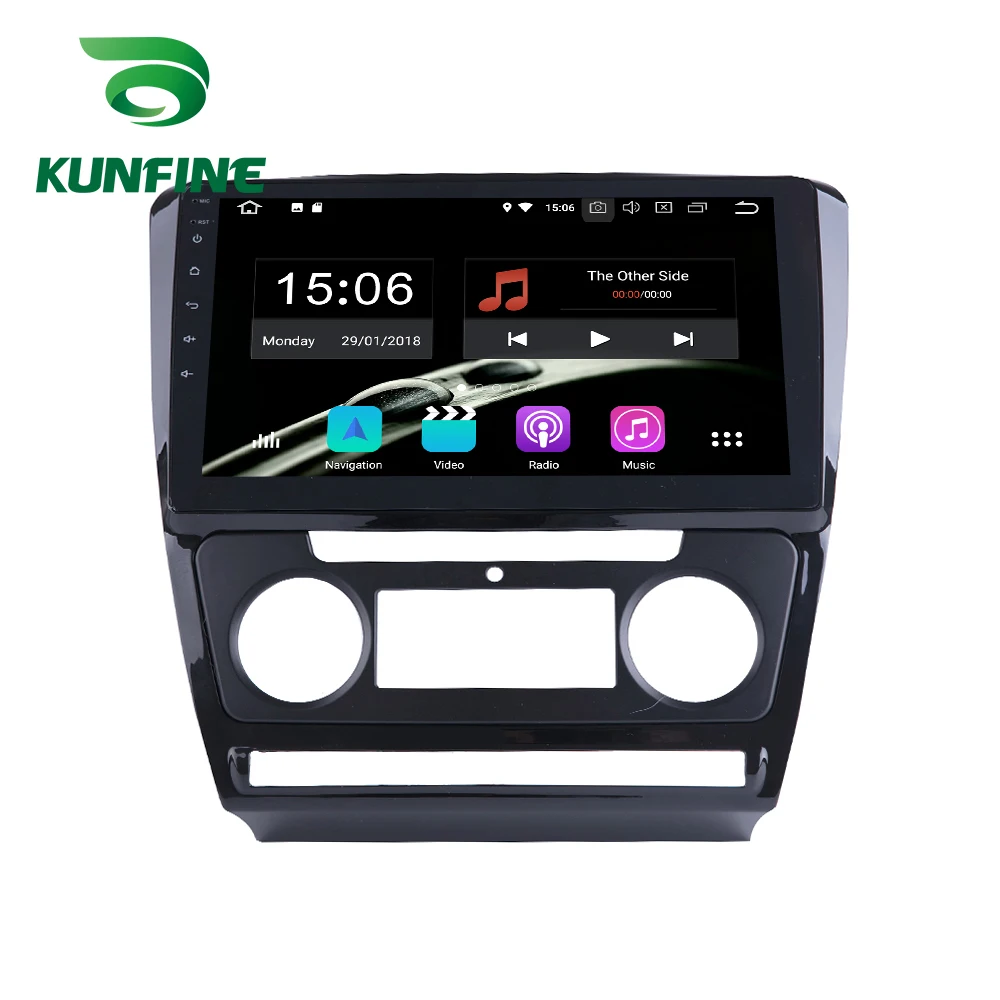 Perfect Android 9.0 Ram 4G Rom 64G PX6 Cortex A72 Car DVD GPS Multimedia Player Car Stereo For Skoda Octavia 2007-2013 MT/AT Radio 11