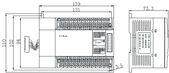 XC-E32YR XINJE, I/O Модуль расширения XC серии PLC, есть, быстрая