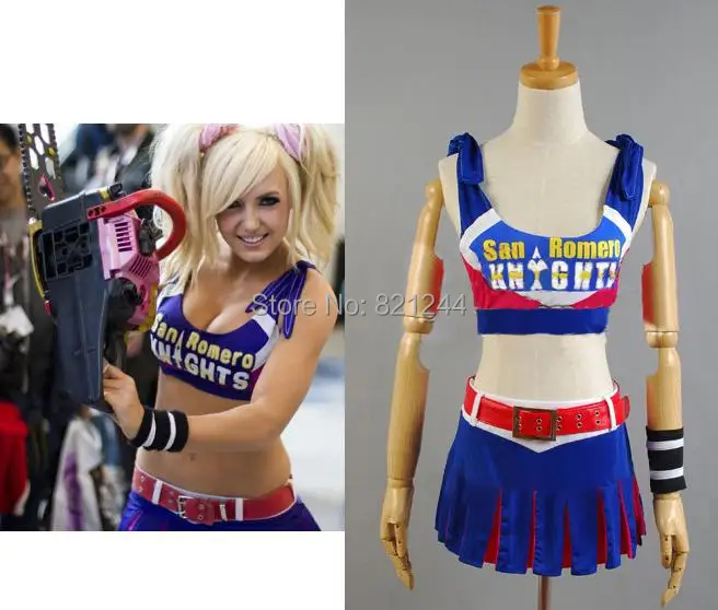 Lollipop Chainsaw Juliet Starling Dress Costume Movie Cosplay Costume