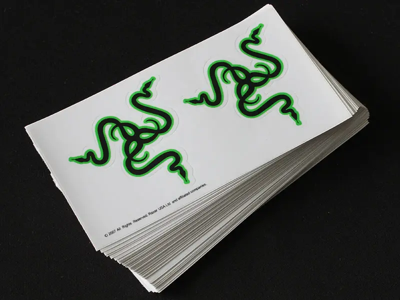 Original Razer Logo Type Sticker Stickers For Games Gamer Razer Fans