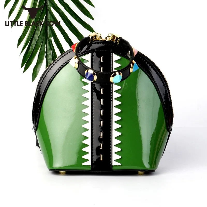 

New Arrival Summer Ladies Handbags Bohemian Faux Patent Leather Tote Bags For Women Sweet Party Handbags Crossbody Bags