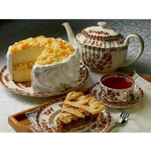 5D алмазная картина чай торт изображение еды Рукоделие наборы крестиком полная Мозаика из стразов украшения кухни