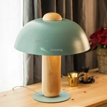 Скандинавские макароны настольная лампа современные настолные лампы для спальни гостиной прикроватная лампа японское искусство цельнодеревянный Шкаф Декор для дома