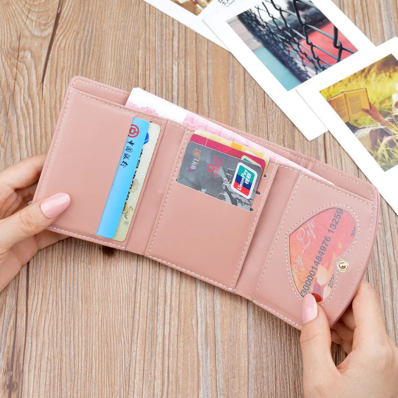 Women's Wallets Money Small Casual Wallet Fashion Female Short Mini All-match Korean Students Purse Small Cherry Wallet 282 Women's Wallets Money Small Casual Wallet Fashion Female Short Mini All-match Korean Students Purse Small Cherry Wallet 282