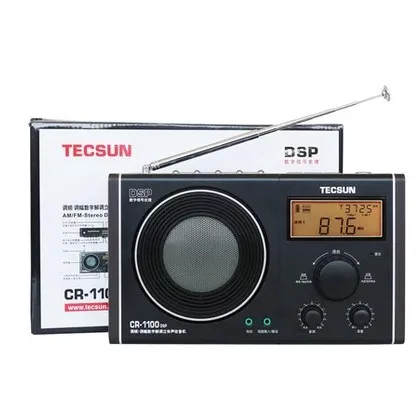 

F-07 Tecsun CR-1100 DSP AM FM Stereo Radio Desktop Radio