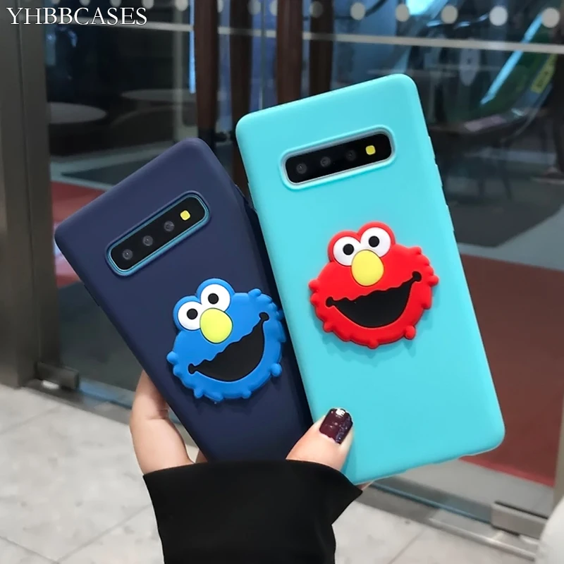 

YHBBCASES Cartoon 3D Pet Dog Cookie Phone Cover For Samsung Note 8 9 Cases For Samsung Galaxy S8 S9 S10 Plus Ultrathin TPU Case