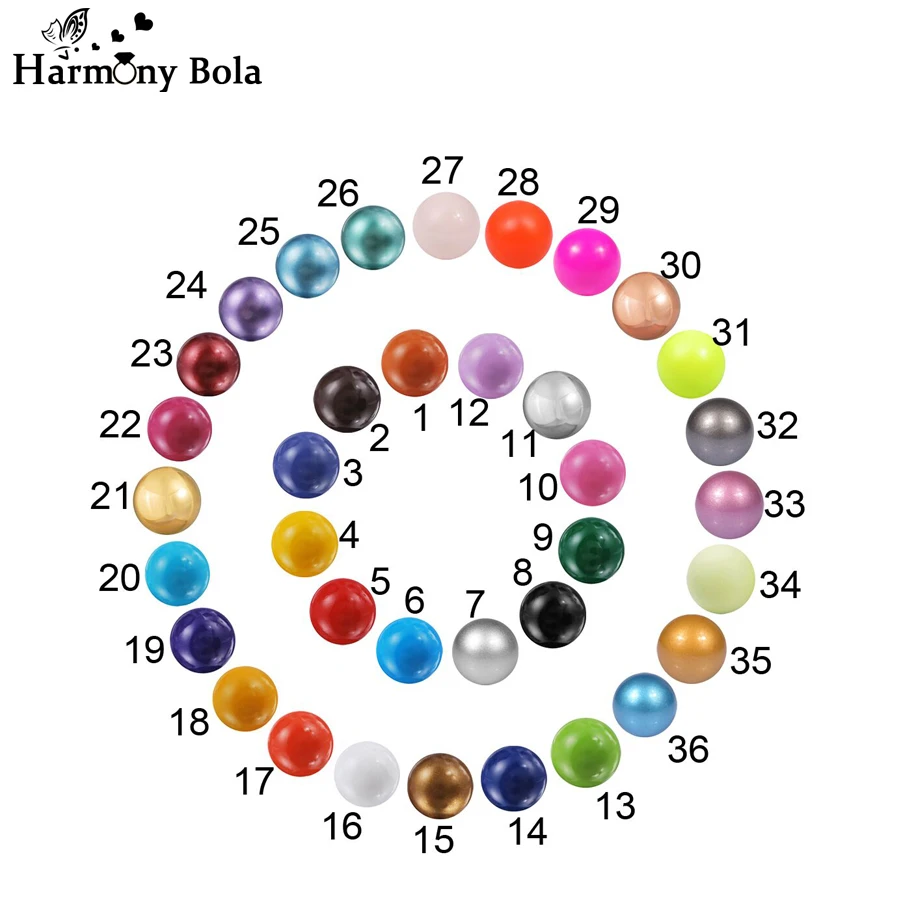 30piece/Lot Eudora Harmony Ball 18mm 20mm Colorful Mexican Bola Musical