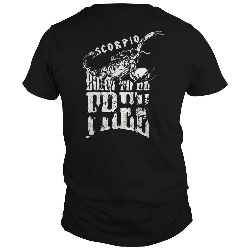 Мужская футболка с коротким рукавом Scorpio-Born To Be Free Scorpio cool tee tops Женская | одежда