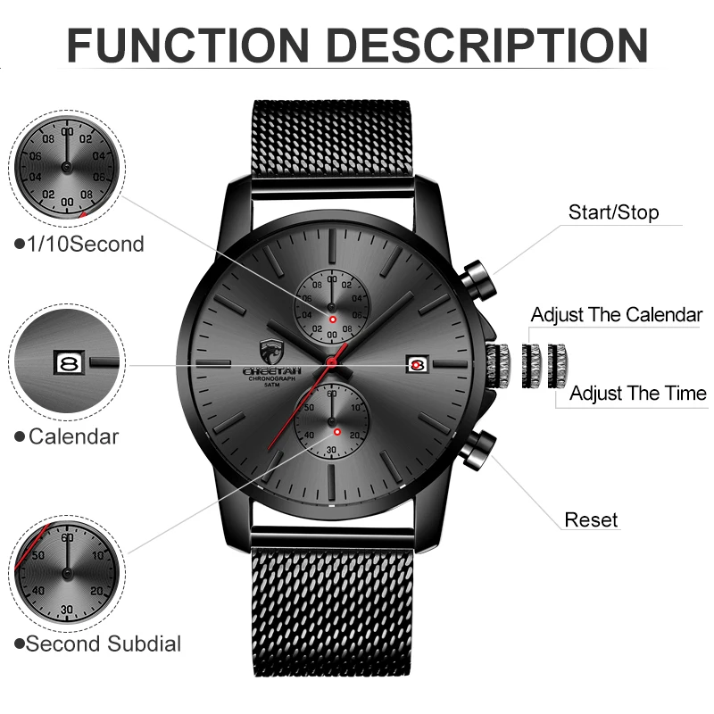 Mens Watches Top Luxury Brand Men Fashion Business Watch Casual Analog Quartz Wristwatch Male Water-2