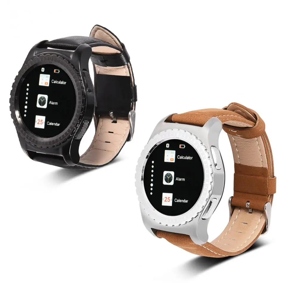 round smartwatch with camera