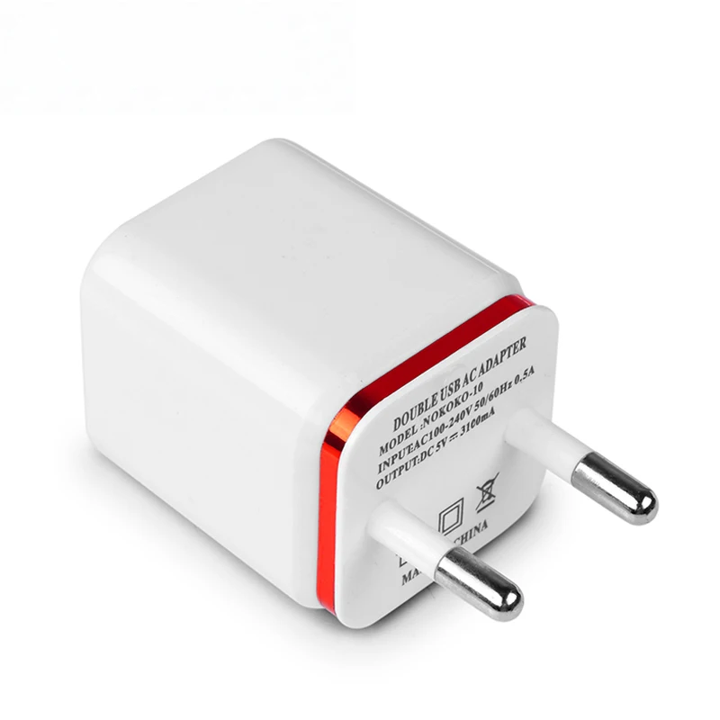 FORNORM зарядное устройство для мобильного телефона 2/4 USB порты адаптер iPhone Samsung iPad