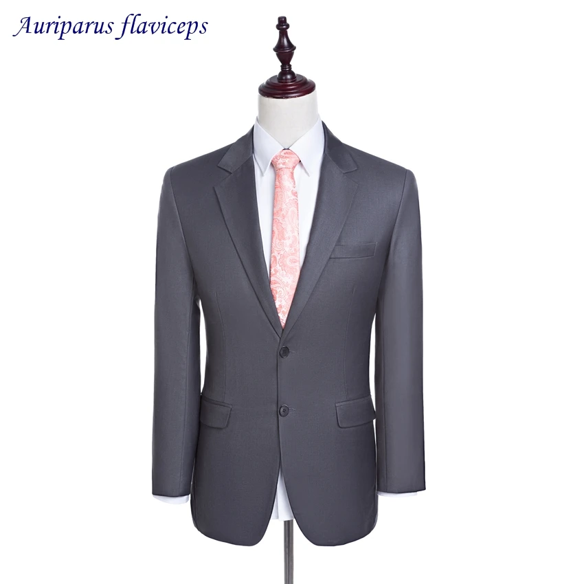 

Classic Style Gray Jacket 2 Buttons Blazer As Men Clothes Bleiser Masculino Custom Made Man Suit Jacket 1 Piece