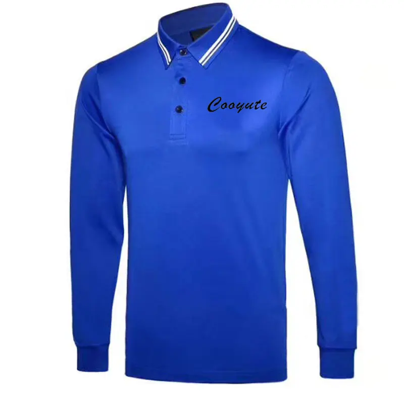 جديد ملابس غولف تنفس طويلة الأكمام Cooyut الجمجمة الغولف تي شيرت 6 ألوان S-XXL في اختيار جولف الملابس شحن مجاني