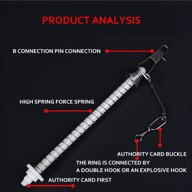 Автоматический Регулируемый двойной пружинный рыболовный крючок из нержавеющей стали, рыболовные крючки, полурыболовные крючки для укуса, рыбацкий Бог T45