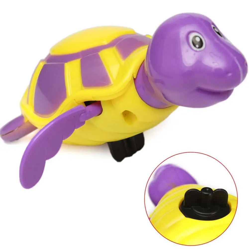 Ветряная черепаха плавательный Ванна бассейн время животное заводная плавающая детская игрушка