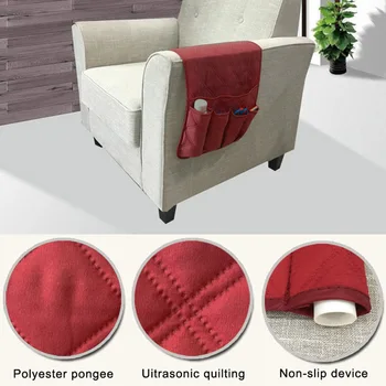 

Foldable 4 Pockets Sofa Armrest Organizer Bag Couch Chair TV Remote Control Magazine Practical Waterproof Storage Bag FP8
