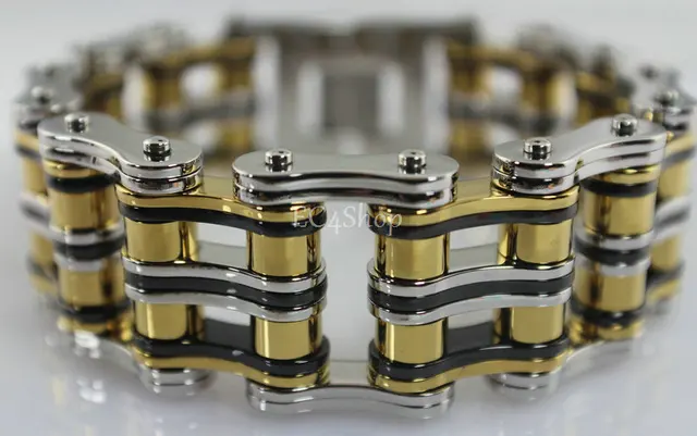 1 Wide 8 7 170g Heavy Men Motorcycle Motorbike Bike Chain Bracelet 1 Wide 8 7 170g Heavy Men Motorcycle Motorbike Bike Chain Bracelet 316l Stainless Steel