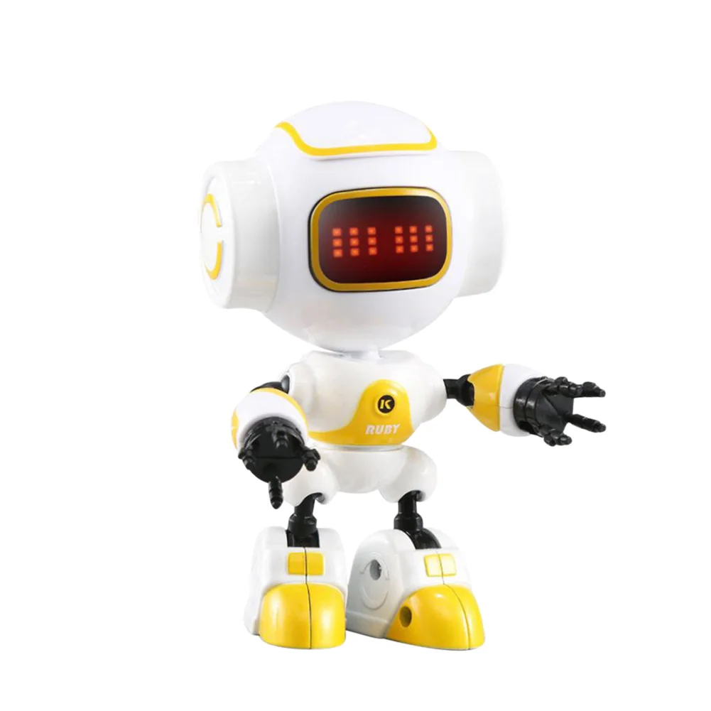 Детский умный робот-Компаньон с сенсорным зондированием Robo для раннего образования, английский Обучающий робот с освещением, функциональный мобильный телефон