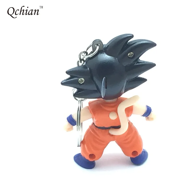 Аниме DRAGON BALL Z Son Goku брелок свет и звук Kakarotto брелки светодиодные подвесные игрушки для детей