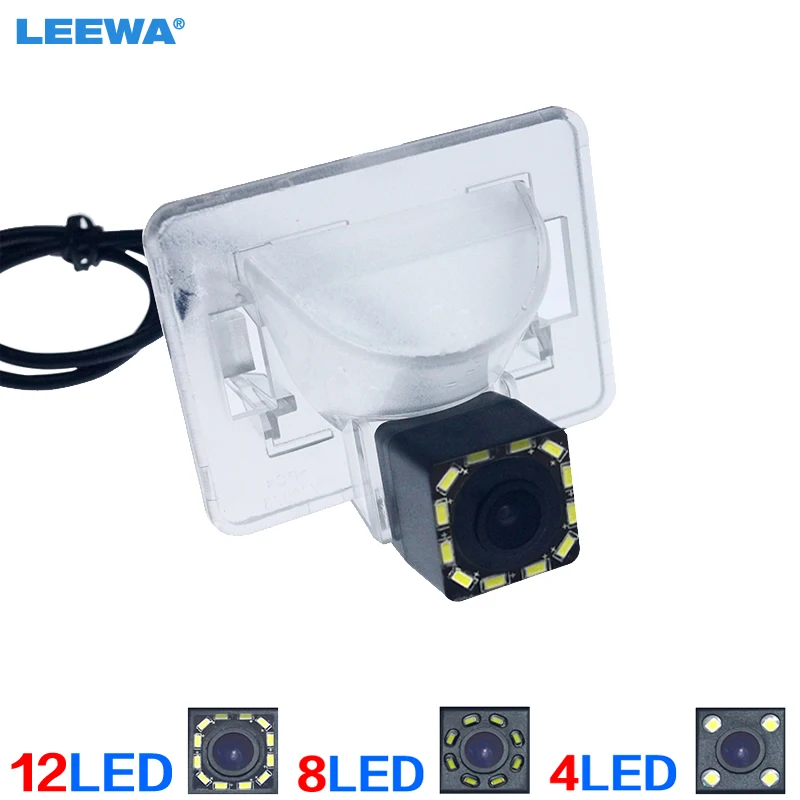 LEEWA HD Автомобильная резервная камера заднего вида с 4LED/8LED/12LED подсветкой для Mazda 5 камера заднего вида# CA4854