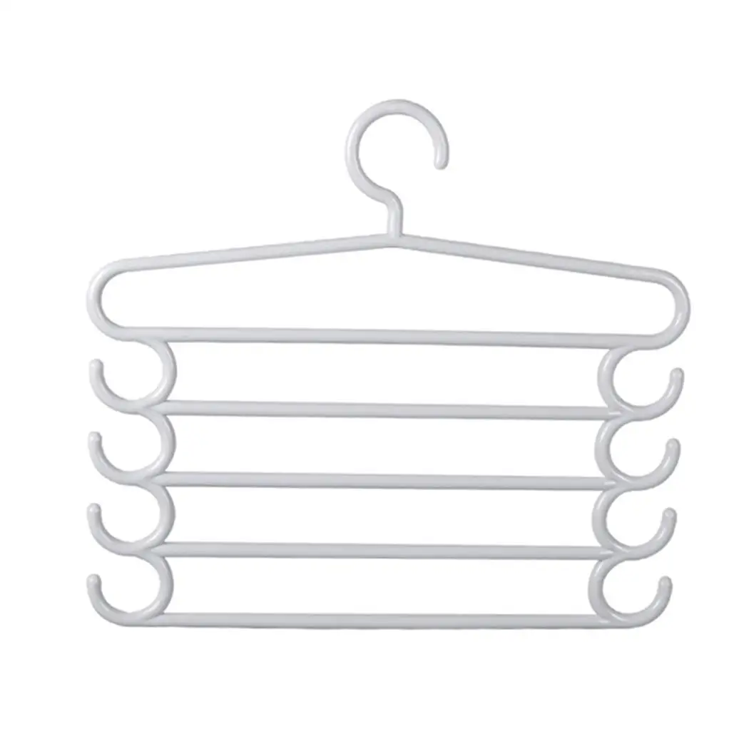 

Multi Layer Clothes Hanger Holder Wardrobe Pants Towel Tie Can hold for pants, towel, tie, scarf etc. Organizer
