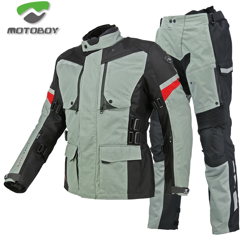 Мотоциклетная водонепроницаемая куртка и брюки из полиэстера 600D|Куртки| |