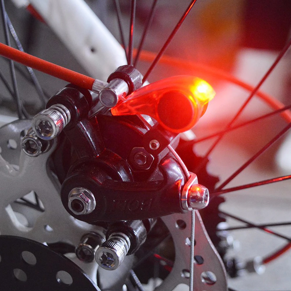 Luz de freno de bicicleta de montaña, de calidad, para seguridad, de seguridad, 2018, luces LED de advertencia para ciclismo de montaña, aptas para Control automático|Luz de bicicleta| - AliExpress