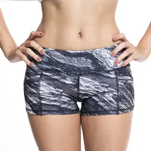 ISHOWTIENDA, женские спортивные шорты для бега и йоги, летние, женские, с принтом, высокая прочность, быстросохнущие, спортивные, для бега, фитнеса, йоги, шорты